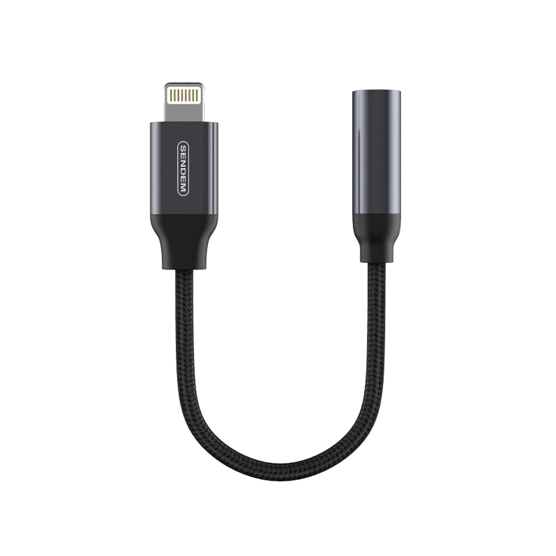 182 محول SENDEM A13 من Lightning إلى AUX 3.5mm مع نافذة منبثقة* - الصورة 1