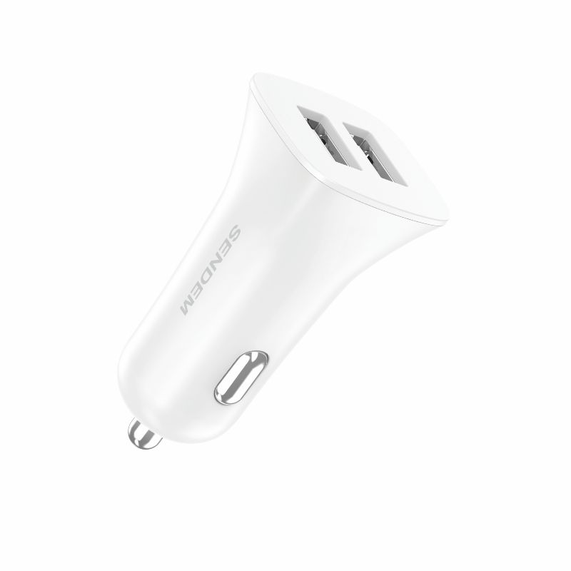 D66-3.4A-Dual-USB-car-charger-12 طقم SENDEM شاحن سيارة 3.4A - الصورة 1