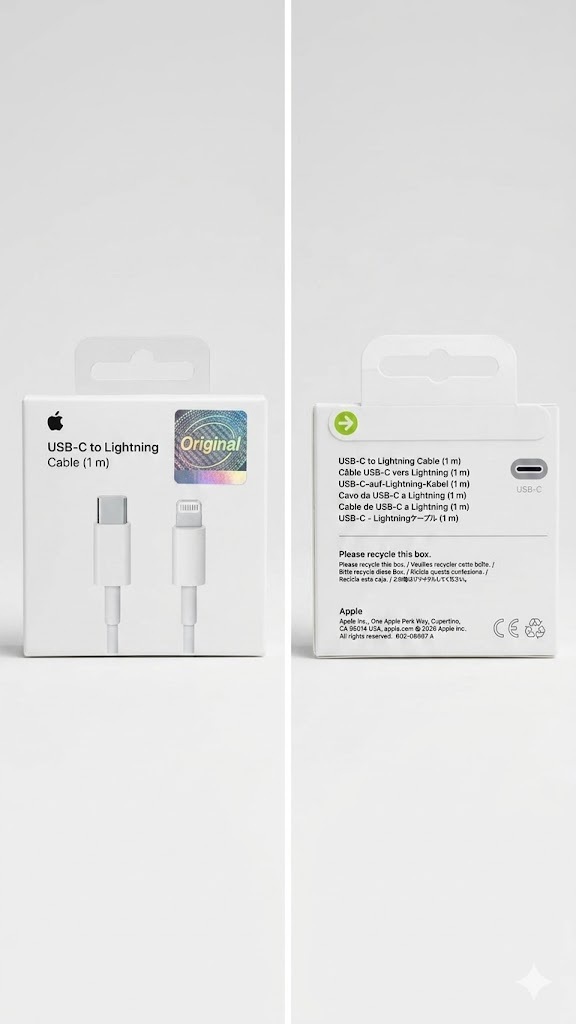 IMG-20260610-WA0602 كابل Apple USB-C to Lightning - الصورة 1