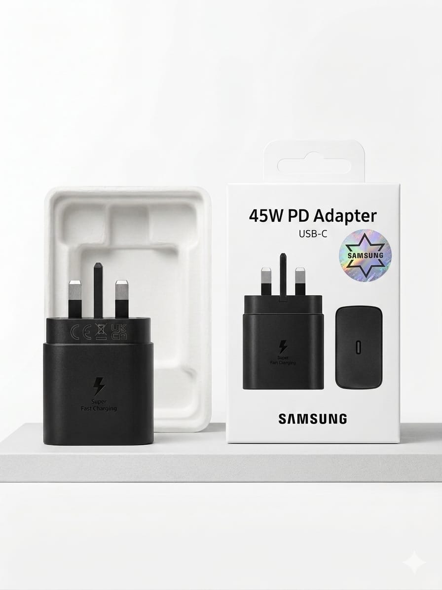 IMG-20260613-WA0521 شاحن سامسونج الأصلي 45W PD Adapter USB-C - الصورة 1