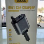 شاحن سيارة Bolice BO-41 رباعي 4in1 بقوة 120W