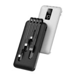 باور بانك بشاشة رقمية وكابلات مدمجة 20000mAh 22.5W