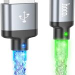 كيبل Hoco USB إلى Type-C مضيء LED
