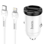 شاحن سيارة Hoco Z34A مع كيبل Type-C إلى Lightning