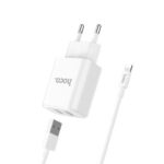 شاحن جداري Hoco C80A + كيبل Lightning