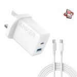 شاحن Anker 20W ثنائي المنفذ - موديل A2348*
