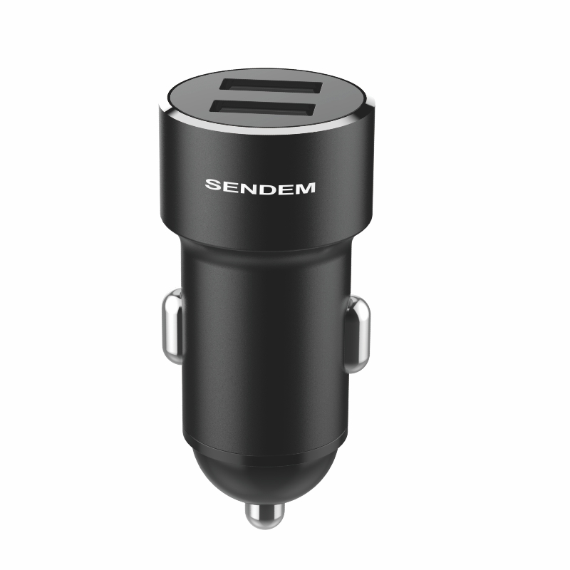 d72 شاحن سيارة SENDEM D7 مزدوج USB 3.4A* - الصورة 1